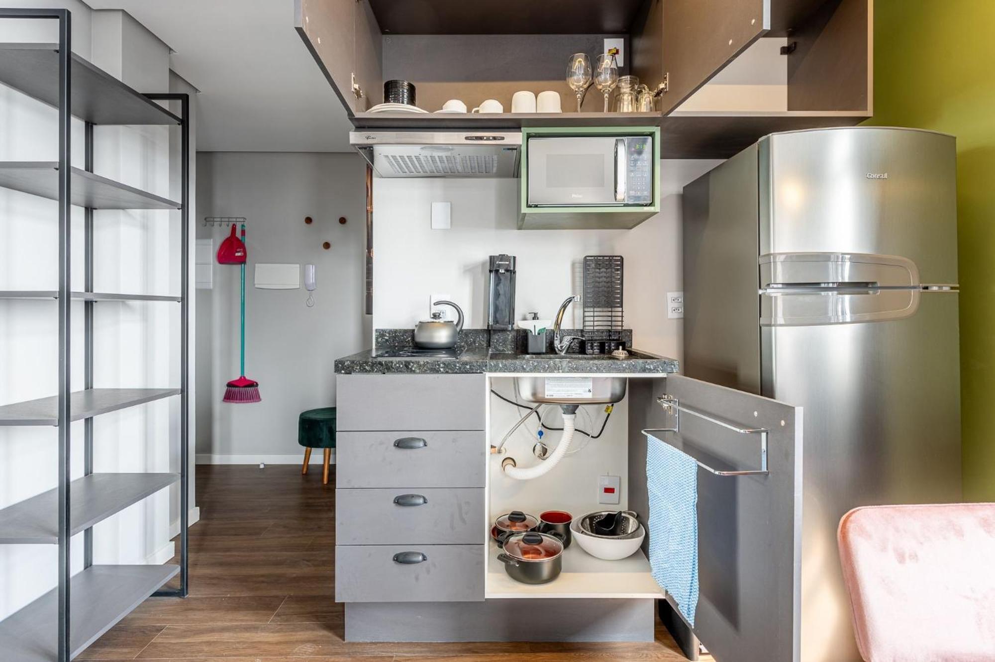 Studio Completo Proximo Ao Centro Historico De Poa - Xtay Cais Порту Алегри Екстериор снимка